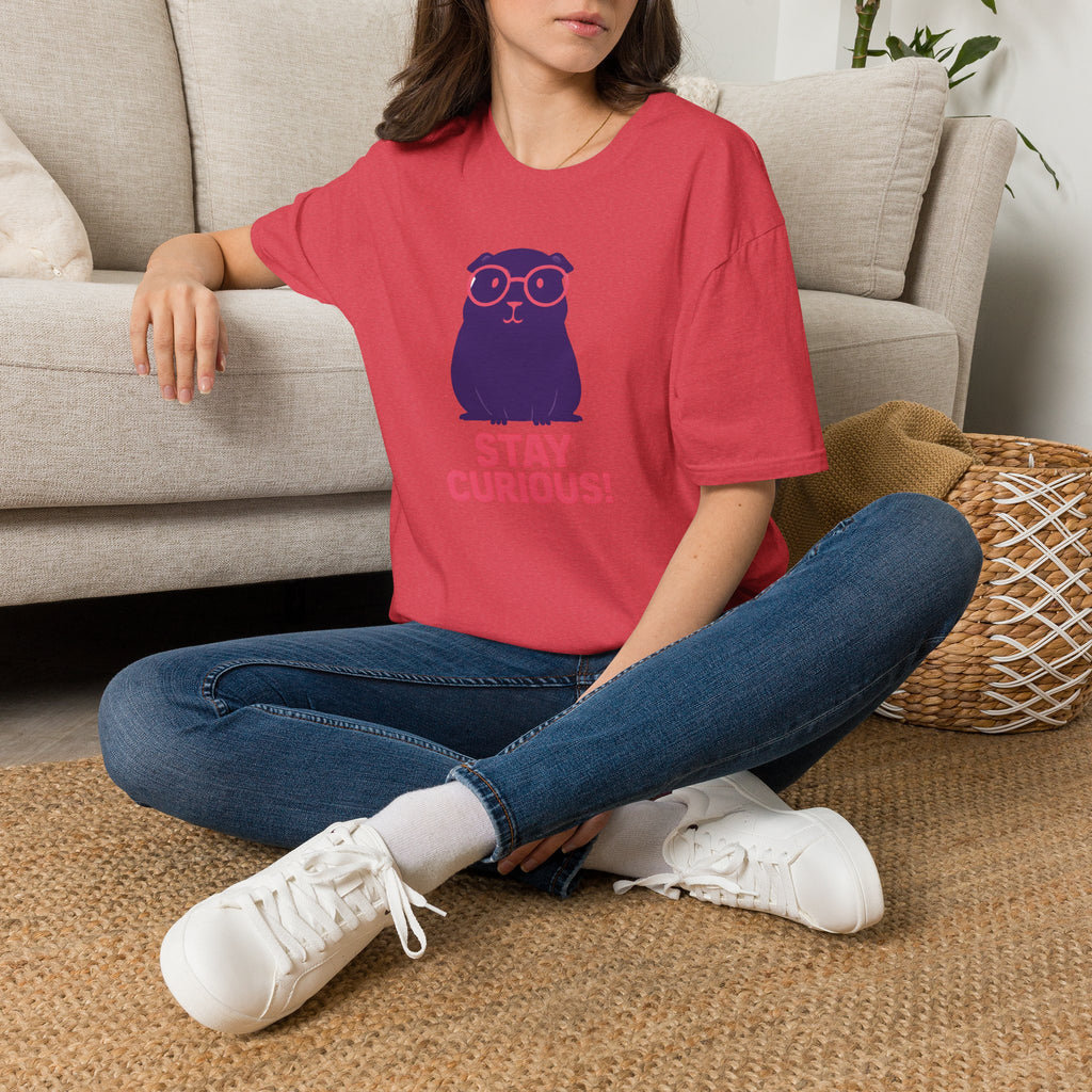 Stay Curious Purple Creature T-Shirt