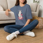 Bunny Sipping Morning Coffee T-Shirt