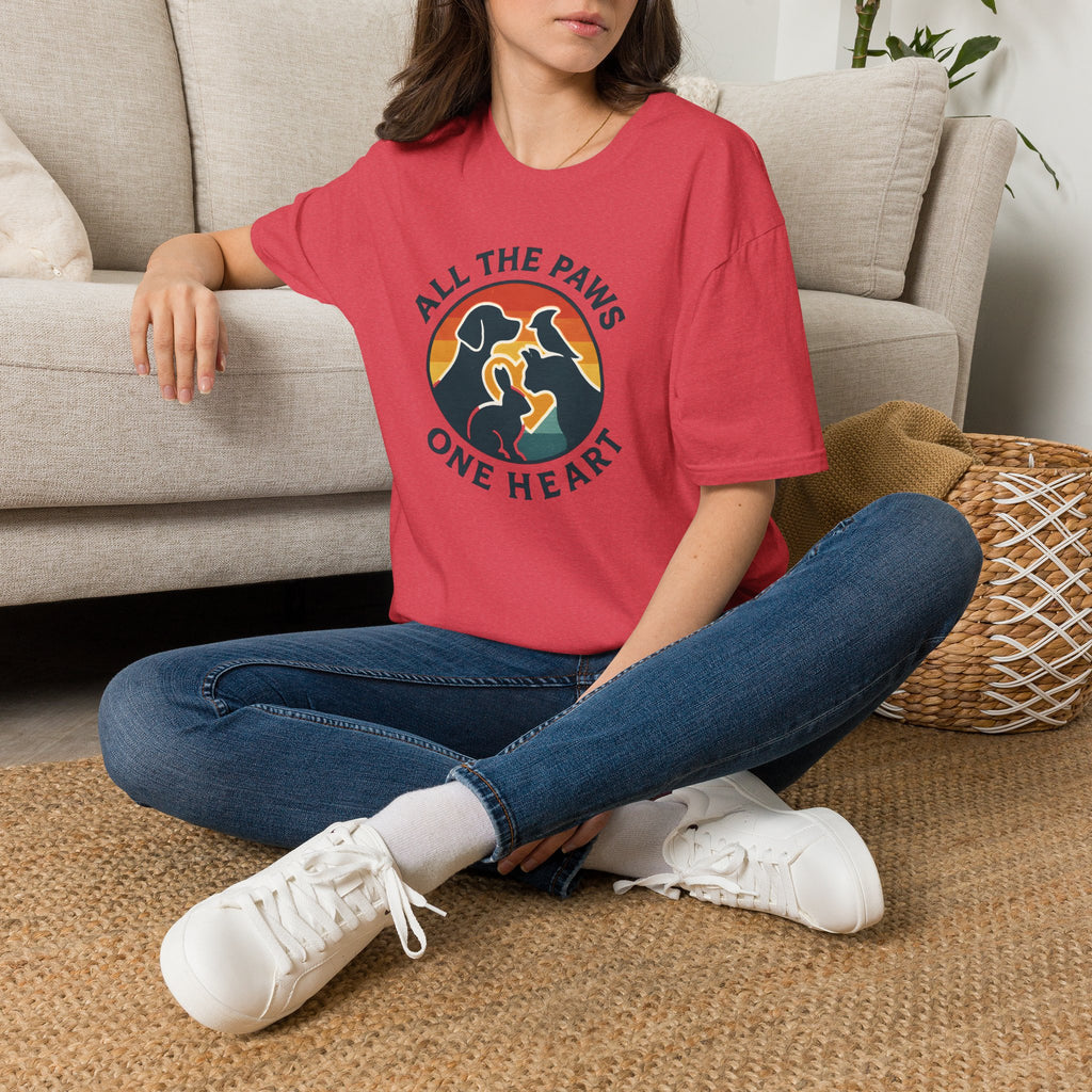 Dogs Form Heart T-Shirt