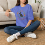 Bunny Mom Floral Wreath T-Shirt