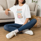Cat Mom with Heart T-Shirt