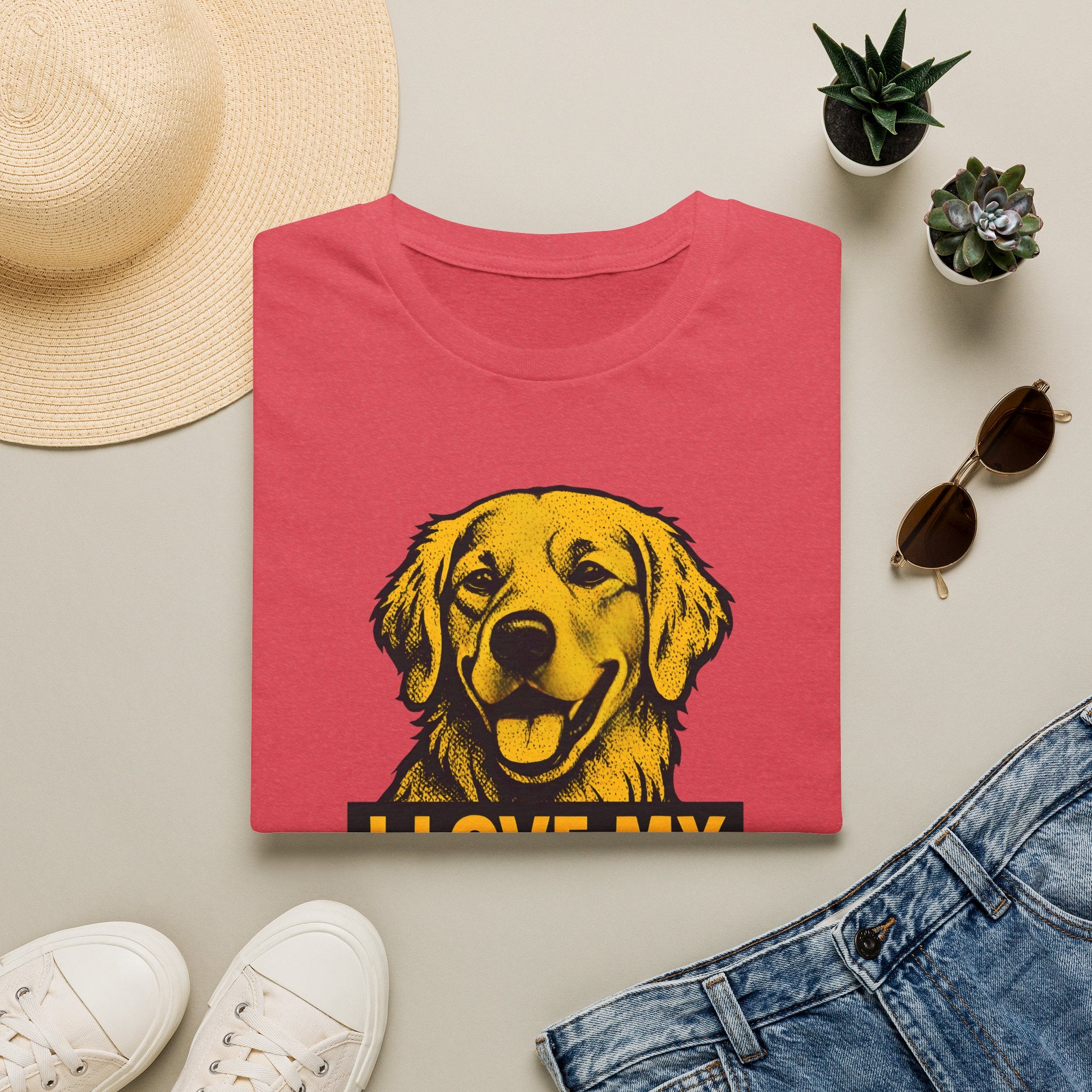 Golden Retriever Love T-Shirt