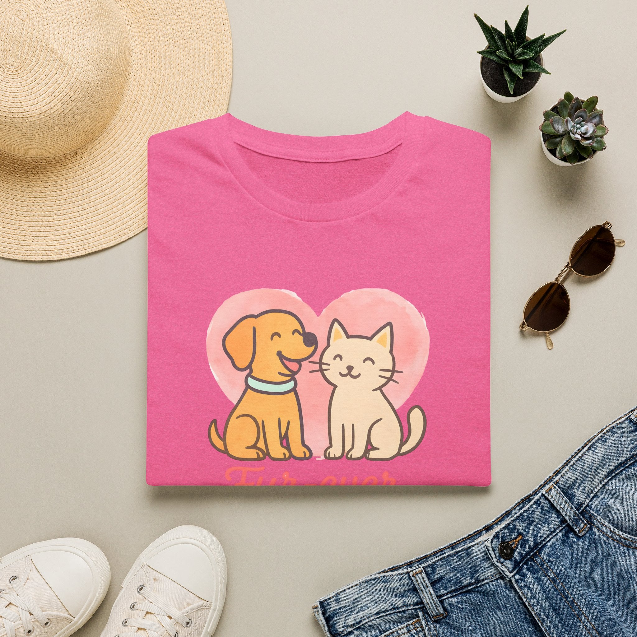 Dog and Cat Family T-Shirt