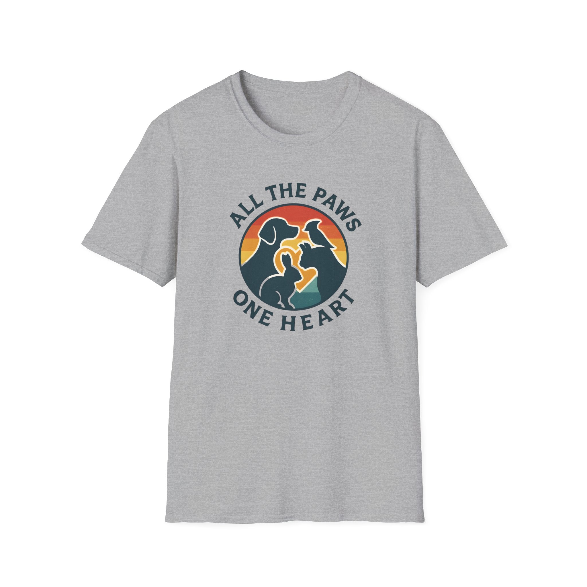 Dogs Form Heart T-Shirt