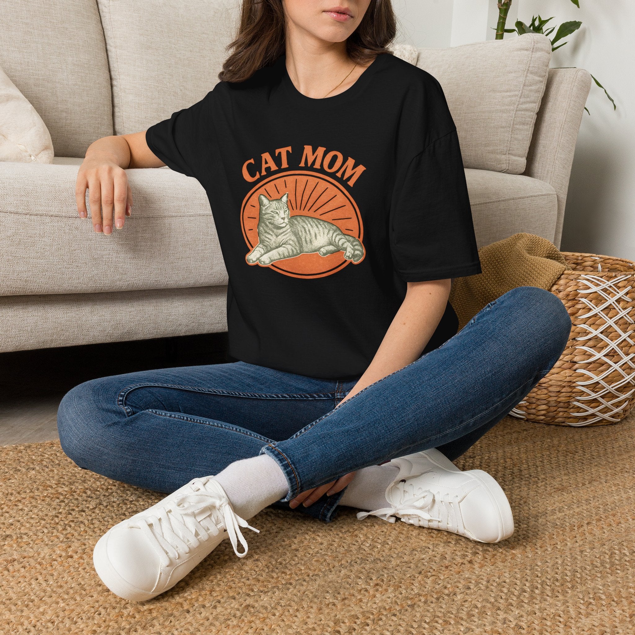 Cat Mom Logo T-Shirt