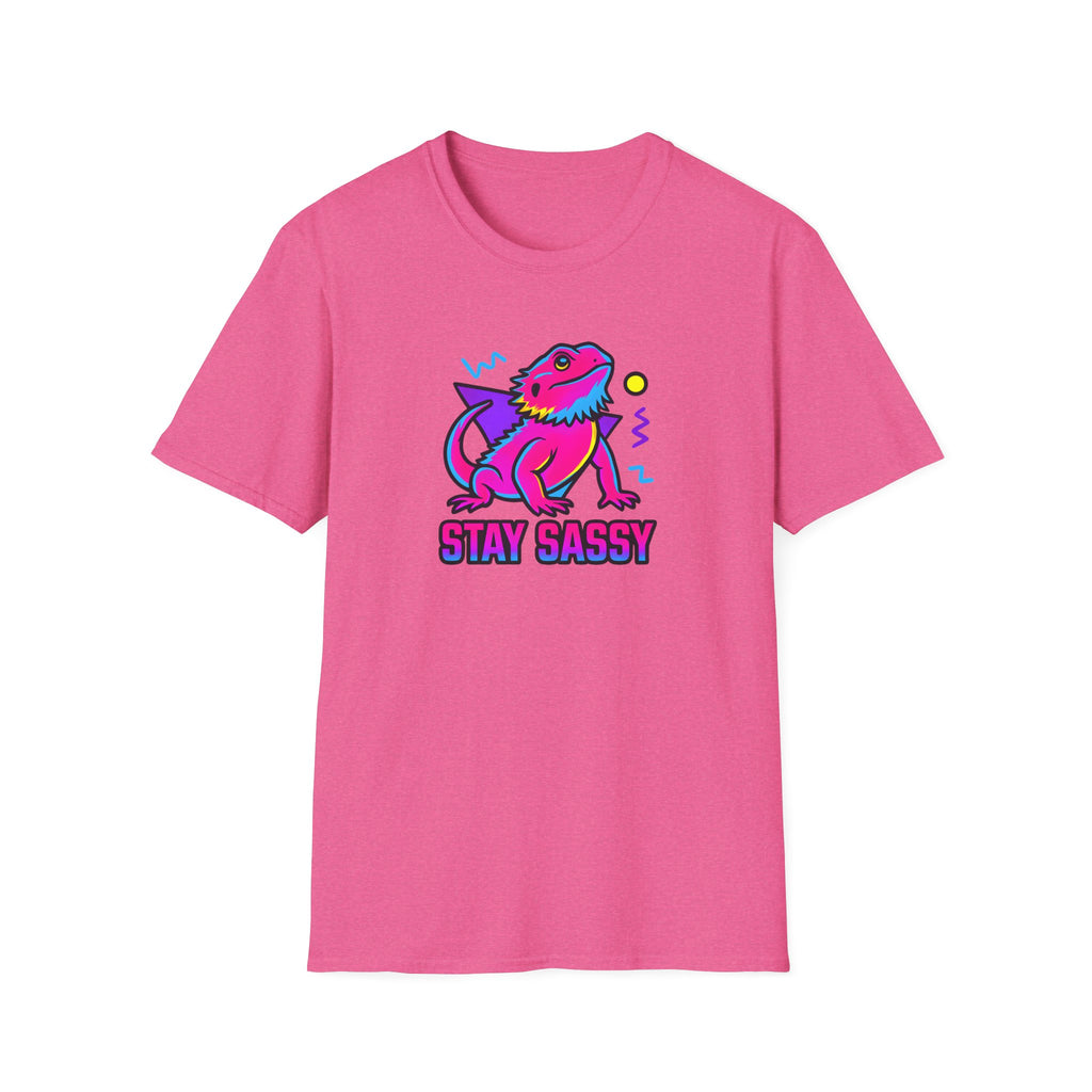 Neon Lizard Illustration T-Shirt