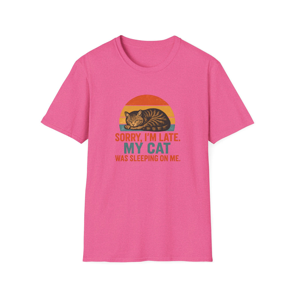 Cat Sleeping On Me T-Shirt