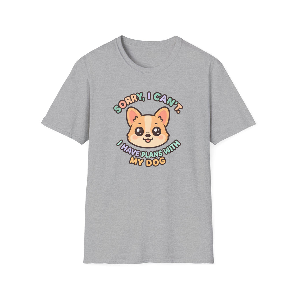 Plans With My Dog T-Shirt