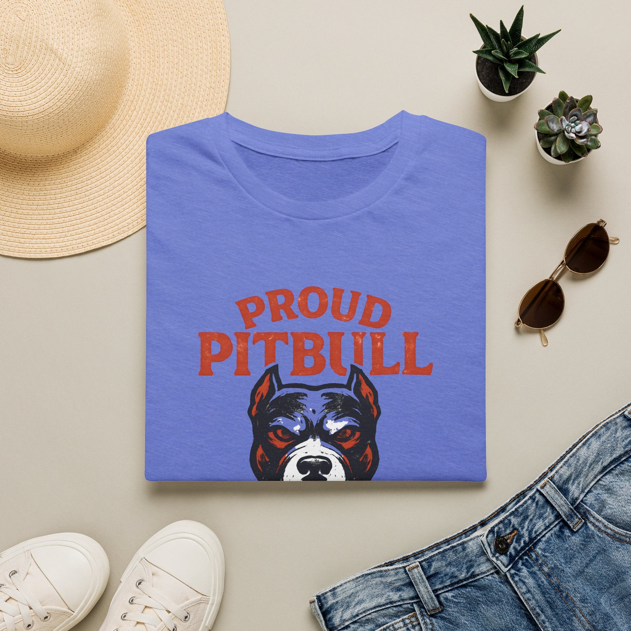 Proud Pitbull Mom T-Shirt