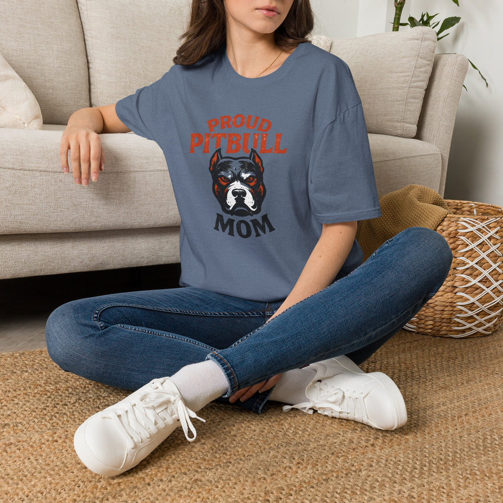 Proud Pitbull Mom T-Shirt