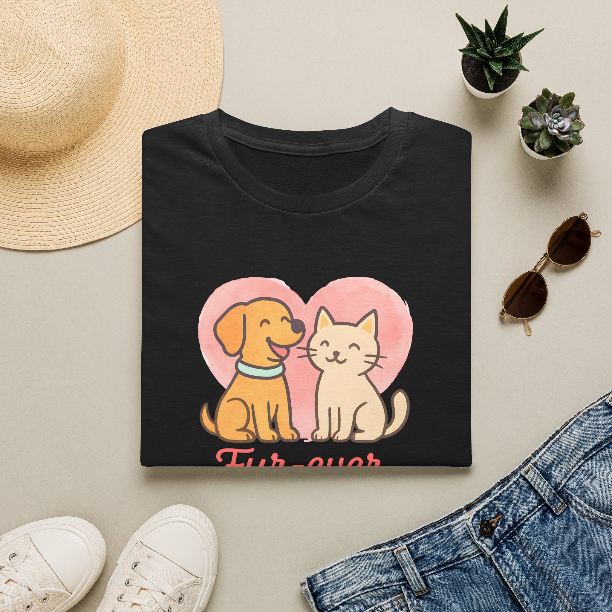 Dog and Cat Family T-Shirt