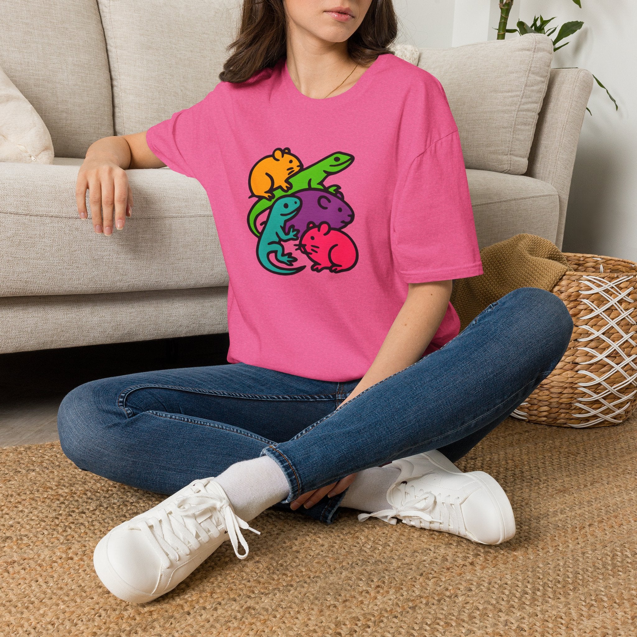 Colorful animal silhouettes T-Shirt