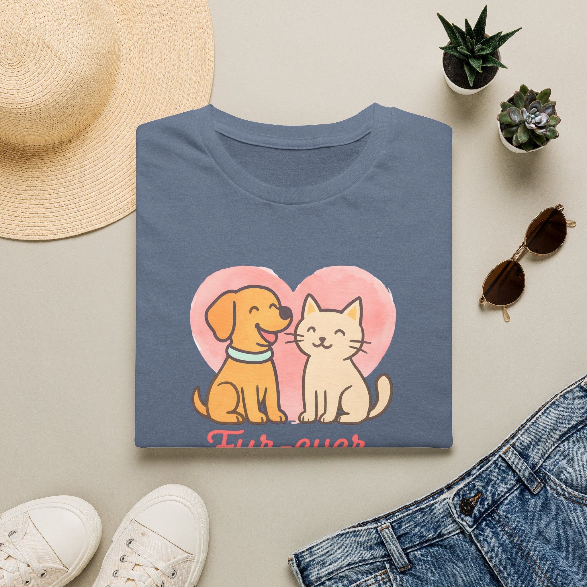 Dog and Cat Family T-Shirt